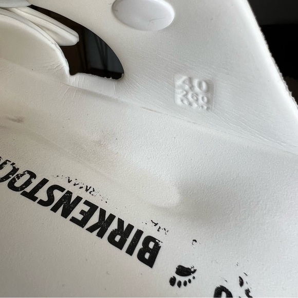 BIRKENSTOCK Arizona Essentials Eva Sandals White- Size 40 , M7-7.5 W9-95 - Picture 11 of 12